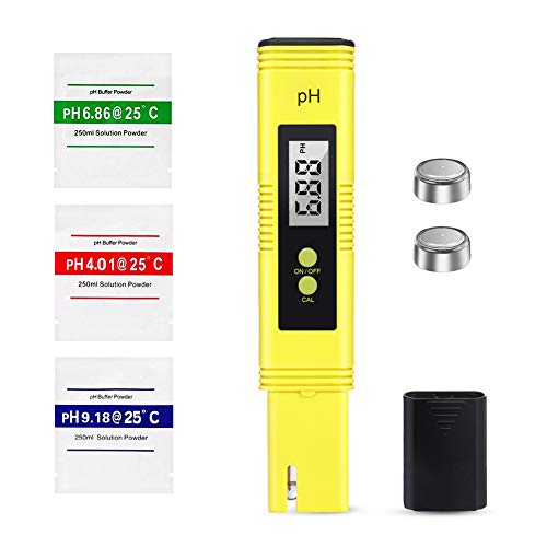 pH Meter Pen for Drinking Water, Accurate for Acidity and Alkalinity Test (pH Meter) Digital PH Tester Pen