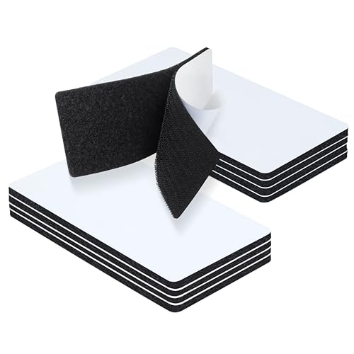 Adhesive Square Hook and Loop Tape, 8PC,2x4 in,...