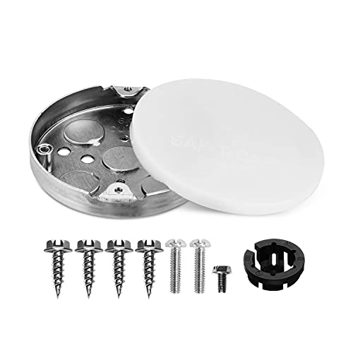 OHLECTRIC Saf-T-Pan Ceiling Fan Support - Contains Thread Screws, Romex Connector - 6 Cubic Inch Wiring Capacity - 1/2' Deep Ceiling Pan - Provides Secure Attachment - OL-40670