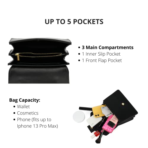 Scarleton Top Handle Purses For Women, Satchel Shoulder Bag Purse, Crossbody Bags For Women, Handbags For Women Mini, H208601 - Black #TOP3