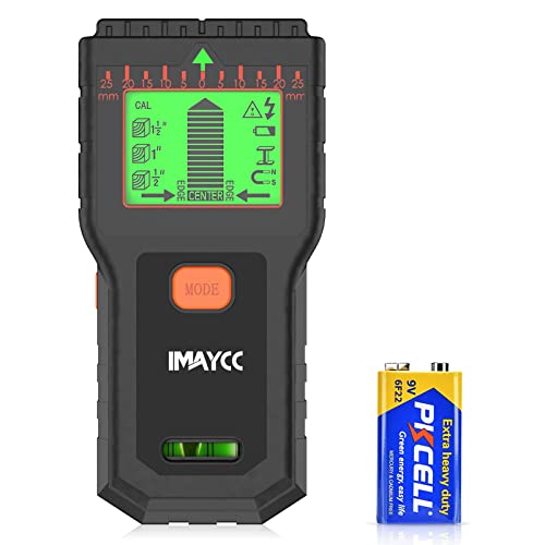 Imaycc Wall Scanner Stud Finder 8 In 1 Upgraded Stud Detector Electronic Stud Sensor, Hd Lcd Display And Audio Alarm, For Wood Ac Wire Metal Studs Detection #TOP17