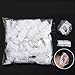 DNHCLL 100PCS Ear Protector Caps Disposable Elastic Clear Shower Water Ear Covers Large For Hair Dye, Shower, Bathing, Spa Home Use Hotel and Hair Salon