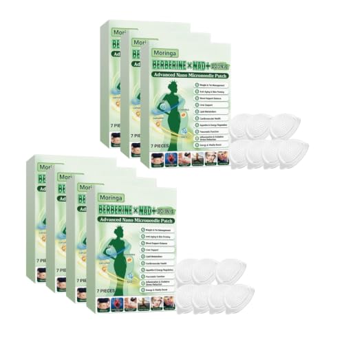 10 w 1 Plaster Moringa x Berberine, Nano Microneedle Slimming Patch