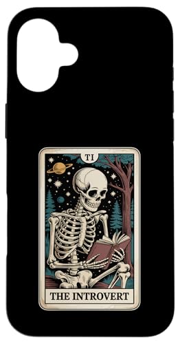 The Introvert Tarot Card Indoorsy Men Inrovert �X�}�z�P�[�X iPhone 16 Plus �p