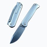 TWO SUN TS484 Folding Knife 14C28N Blade TC4 Titanium Handle for Outdoor Camping