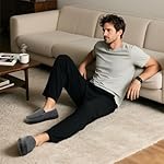 ULTRAIDEAS Men's Carver Slippers Moc Loafer House Shoes Memory Foam - Image 3