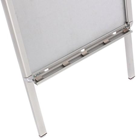 Deflecto A1 Aluminium Pavement Display Board with Snap Frame - Silver