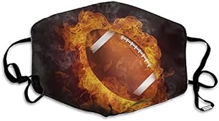 Comfortable Adjustable Fire Football Facial Decorations For Women And Men