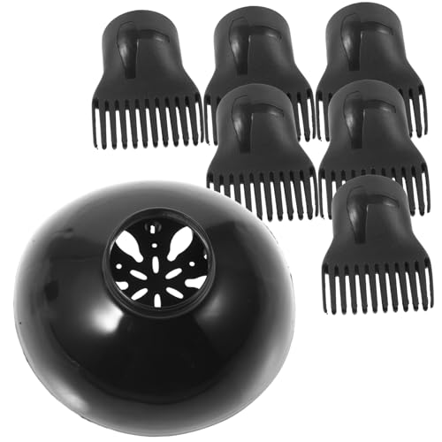 COOLHIYA Hair Dryer Comb Attachment with Diffuser Nozzle High Temperature Resistant Styling Tool for Faster Drying and Focused Airflow Suitable for All Hair Types