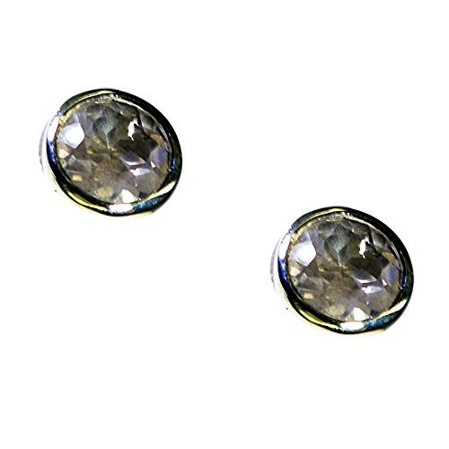 Boucles d'oreilles pierre de lune arc-en-ciel, le cadeau idéal en argent - 2