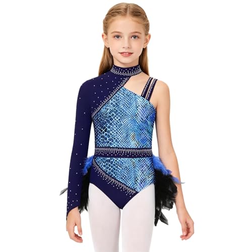 Justaucorps filles unitard danse Oyolan pour gala de gym et samba