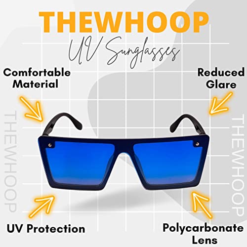 Image of THEWHOOP Stylish Fashion Men's Rectangular Sunglasses with UVA /UVB Protection