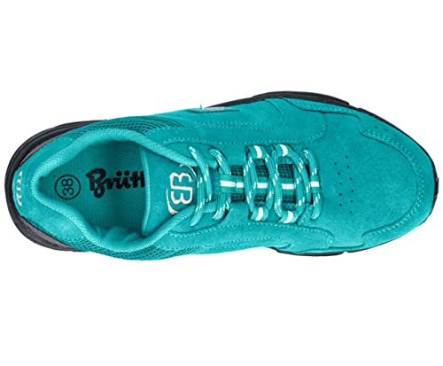 Brütting Damen Koło Cross Laufschuh, Türkis Grau, 39 EU