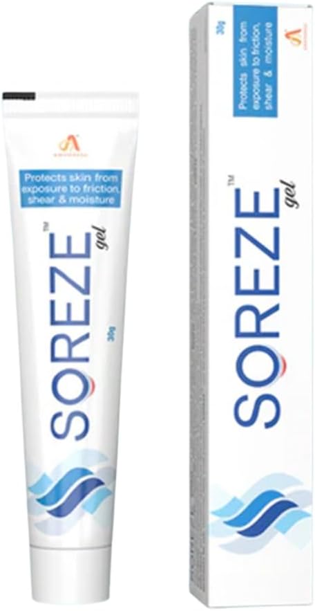 - Amaterasu Soreze Gel | Bed Sores Prevention Gel | Skin Protectant Silicone Barrier Layer To Prevent BedSores | 30 GM (Pack of 1)