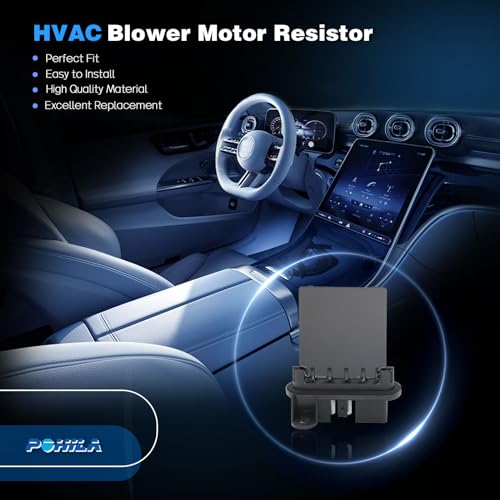 Image of 973-025 HVAC Blower Motor Resistor Compatible with 2002 2003 2004 2005 2006 2007 Jeep Liberty KJ Series Sport Utility, 2002-2006 Wrangler TJ Series Sport Utility, Replaces 5066552AA 5139719AA