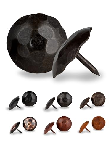 25 Pack Large Round Head Clavos Decorative Nails for Farmhouse Decor