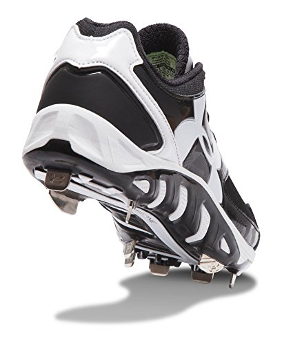 UA Under Armour Spine Glyde ST Cleats Womens Black/White - New3