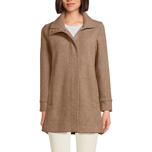 Lands' End Boucle Fleece Coat