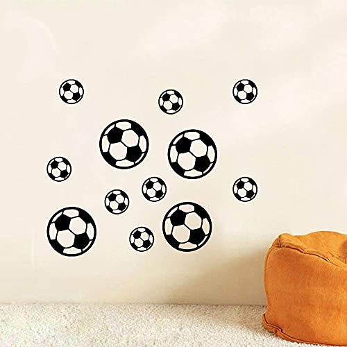 LZYMSZ 12PCS Vinilos Decorativos de Fútbol miniatura 5