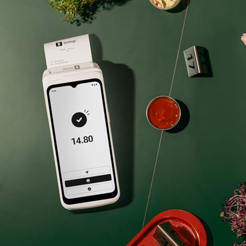 SumUp Terminal – Mobiles Kartenterminal mit integriertem Belegdrucker und Touchscreen