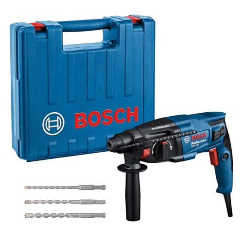Bosch Professional Martello perforatore GBH 2-21 (con SDS plus, incl. 3 punte SDS plus (6/8/10 mm),...