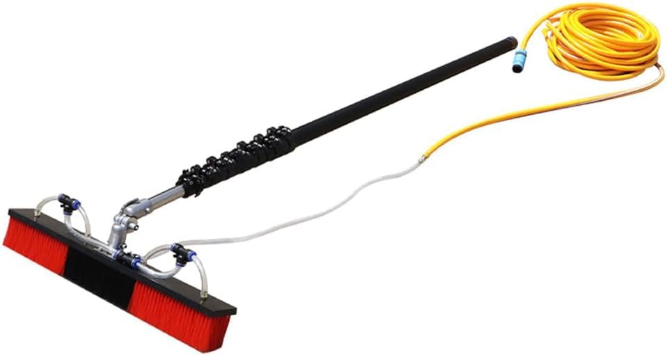 Nettoyant photovoltaïque efficace et brosse à perche 10m pour grand toit