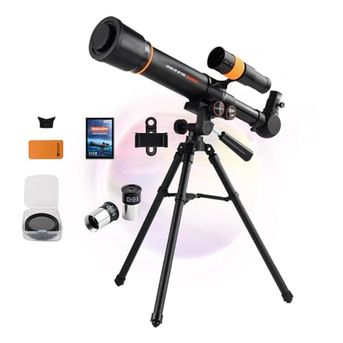 Telescopio para niños, telescopio para adultos, telescopios para astronomía para adultos, telescopio astronómico portátil para niños, telescopio espacial monocular al aire libre para principiantes