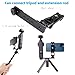 Leenconghui Aluminium Alloy Phone Holder Mount for DJI Pocket 3, Cell Phone Holder Tripod Adapter Phone Clip Expansion Accessories with 1/4