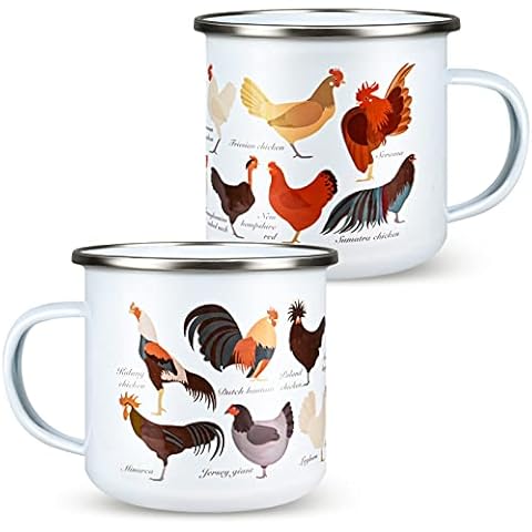 VAIPI Emaille-Tasse für Junggesellinnenabschied, 2 Stück Cover