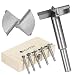 Produktbild V VONTOX 6 Teilig Forstnerbohrer Set, (Ø15-20-25-30-40 mmOberfräser Fräsköpfe, für Holz, Kunststoff, Sperrholz