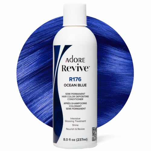Adore Revive Color Depositing Conditioner - Ocean Blue, 8 fl oz