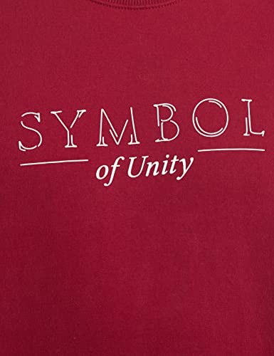 Image of Amazon Brand - Symbol Men's Crew Neck Sweatshirt (SY-A22-SW-02 Vintage Maroon XL)