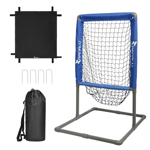 BADALU 2-in-1 Strike Zone & Pitching Net for Softball &
