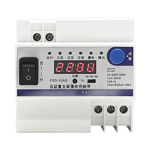 Disjoncteur à réenclenchement automatique 63A 2P pour protection 220V