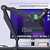 IXTECH Microphone Boom Arm Mic Arm for Blue Yeti Shure Sm7b Hyperx QuadCast Rode At2020 and Fifine Mic Stand for Gaming Podcasting and Streaming CAPTAIN Model #4