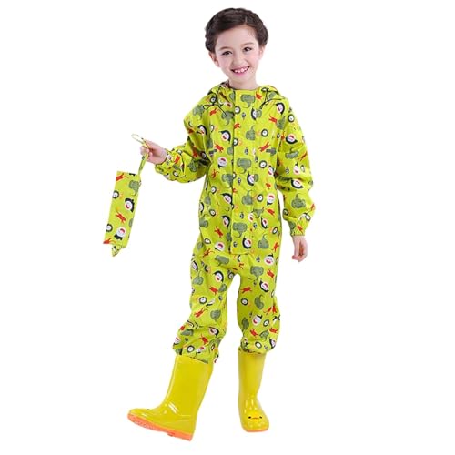 Combinaison de pluie garçons et filles anti-boue habit imperméable à capuche