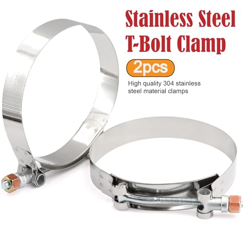 Image of Straight Coupler Silicone Hose ID 3-3 /4 inch 4 Ply Polyester Reinforcement as Turbocharger Tube Air Intake Pipe with 2 Stainless Steel T Clamps
