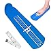 Pedimetre Enfants et Adultes Mesure Pied Enfant Pédimètre Professionnel pour Déterminer la Pointure EUR 16 à 48 avec Mètre Ruban (Bleu)
