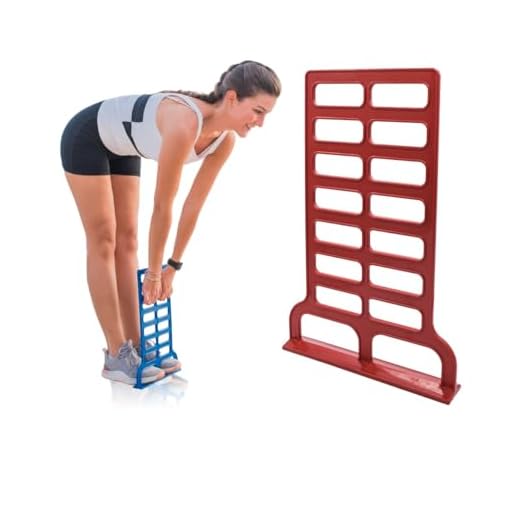 Flex Level | Accesorios Gimnasio Estiramientos | 7 Niveles de Resistencia | Ideal para estiramientos Fitness Yoga Pilates Ballet | Rehabilitación Deporte (Rojo)