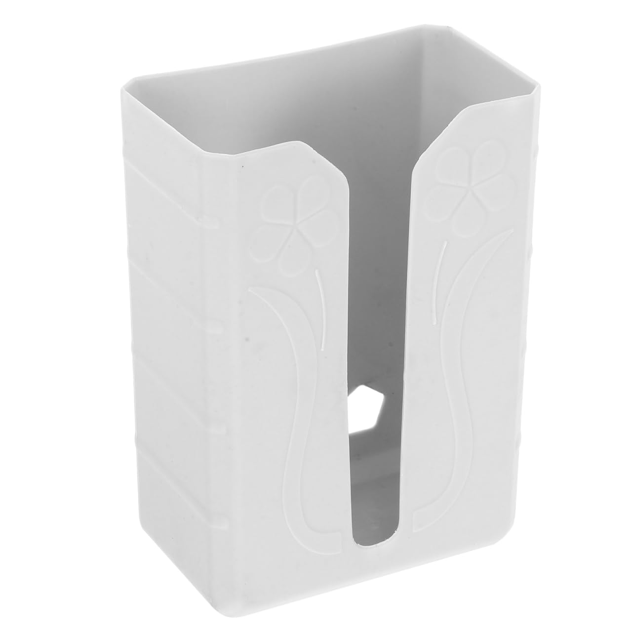 UPKOCH Towel Dispenser Wall Mounted Paper Towel Dispenser No Drilling Wall Tissue Box No Trace Tissue Cosmetic Towels Paper Towel Kitchen Paper Dispenser Storage Box Grey