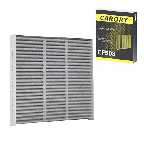 Image of CARORY Cabin Air Filter w /Activated Carbon for Kia Niro (2017-2022), Niro EV (2019-2022), Hyundai Ioniq (2017-2019), OE# 97133-0Z000, 97133-G2000, 97133F2100, CF12508, WP2064, CUK24004, CF508