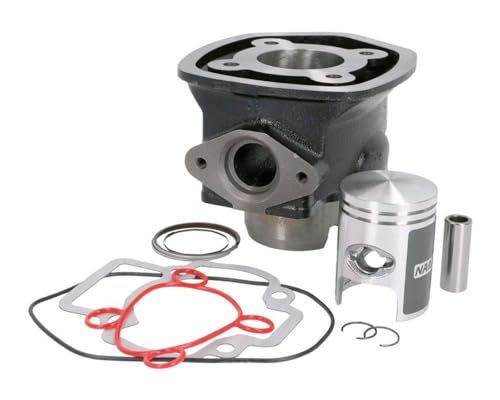 Naraku Kit de cylindre 50 ccm compatible pour Piaggio NRG MC3 Purejet Gilera Runner SR 50 Derbi DNA