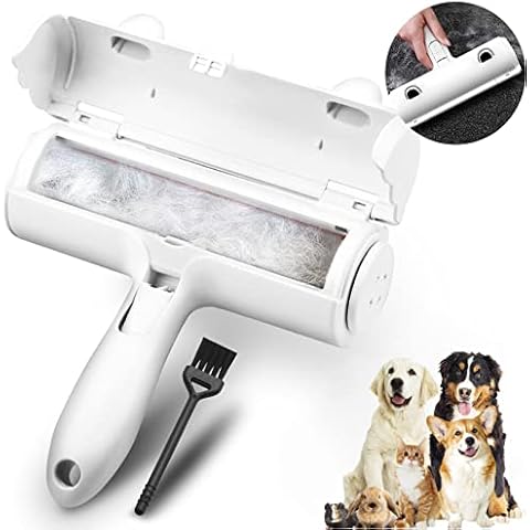 Pet Hair Remover Roller, Beautyshow Pet Fur Removal Brush for Dogs and Cats with Comfortable Handle,Easy to Self Clean Animal Hair from Carpet, Sofa, Rugs, Furniture, Car, Laundry, Clothes and Bedding Cover