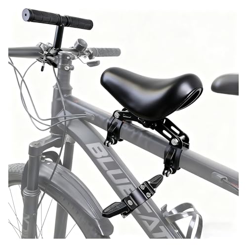 alouweekuky Kindersitz Fahrrad Vorne, Kinderfahrradsitz mit Armlehnen, Fußstützen, Fahrradkindersitz Kindersitz Vorne für Mountainbike, Cityräder, Falträder alouweekuky Kindersitz Fahrrad Vorne, Kinderfahrradsitz mit Armlehnen, Fußstützen, Fahrradkindersitz Kindersitz Vorne für Mountainbike, Cityräder, Falträder