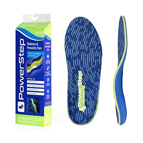 Powerstep Unisex Adult Memory Foam Insoles, Blue/Green, Men's 6-6.5 / Women's 8-8.5 Cover