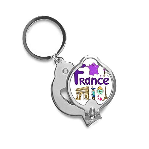 Coupe-ongles France et coupe-cuticules compact avec repère national