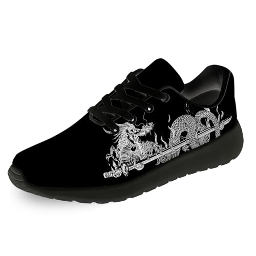 Generic Dragon Running Shoes for Women Men Tennis Walking Lightweight Sneaker Birthday Gifts for Mom Dad