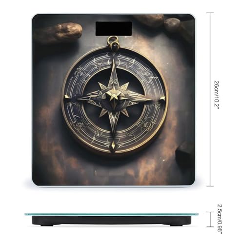 Báscula digital de baño con pantalla LCD y vidrio templado miniatura 2