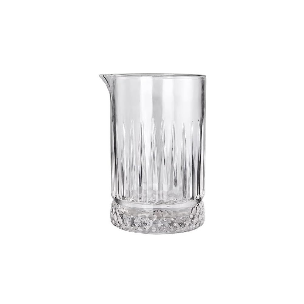 Mixing Glass Bicchiere da cocktail professionale senza tempo per barman con beccuccio 75 cl grande capacità stile retrò attrezzatura per bar ristorante