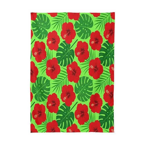 Linge de table carré lavable et durable rouge vif pour fêtes